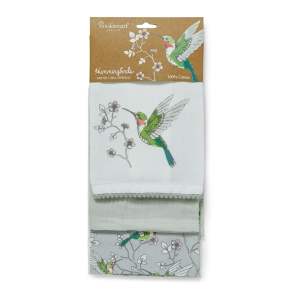 Bavlněné utěrky v sadě 3 ks 45×65 cm Hummingbirds – Cooksmart ®