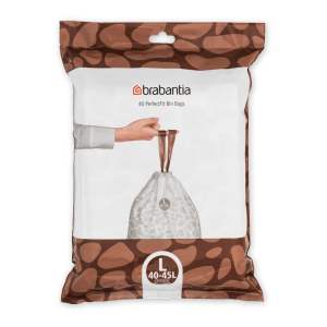 Pytle na odpadky v sadě 40 ks 45 l PerfectFit L – Brabantia