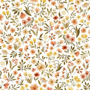Dětská tapeta 10 m x 50 cm Vintage Flowers – Lilipinso