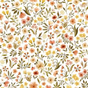 Dětská tapeta 10 m x 50 cm Vintage Flowers – Lilipinso