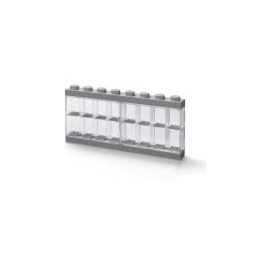 Šedá sběratelská skříňka na 16 minifigurek – LEGO®