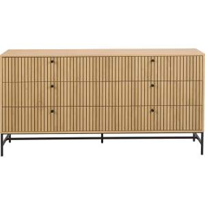 Komoda v dekoru dubu v přírodní barvě 158x80x40 cm Albany – Actona