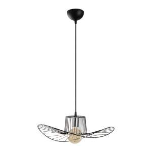 Černé závěsné svítidlo Opviq lights Tel Hat, ø 50 cm