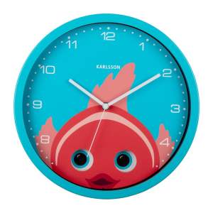 Dětské hodiny ø 31 cm Peekaboo Goldfish – Karlsson