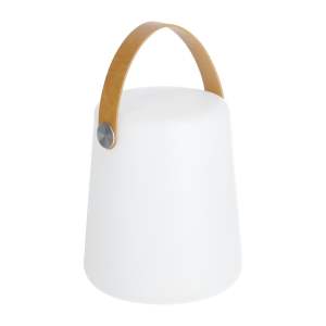 Bílo-hnědá venkovní lampa Kave Home Dialma