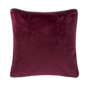 Tmavě fialový polštář Tiseco Home Studio Velvety, 45 x 45 cm