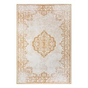 Okrově žluto-bílý venkovní koberec 200×290 cm Cebu – NORTHRUGS
