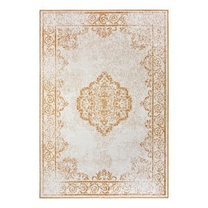 Okrově žluto-bílý venkovní koberec 200×290 cm Cebu – NORTHRUGS