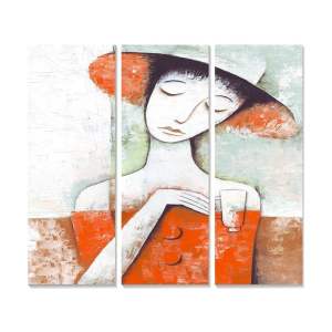 Obrazy v sadě 3 ks 20×50 cm – Wallity