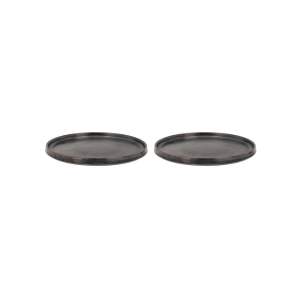 Černé dezertní talíře v sadě 2 ks ø 20.8 cm Fjord – Villa Collection