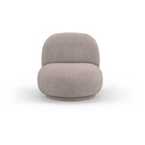 Béžové křeslo z textilie bouclé Chuck – Micadoni Home