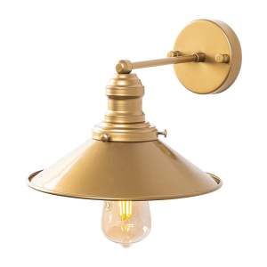 Nástěnné svítidlo ve zlaté barvě ø 24 cm Conical – Opviq lights