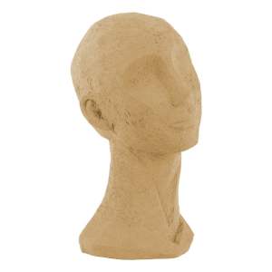 Pískově hnědá dekorativní soška PT LIVING Face Art, výška 28,4 cm