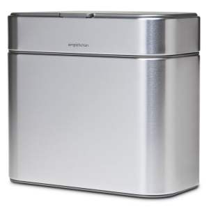 Šedá nádoba na kompostovatelný odpad 4 l – simplehuman