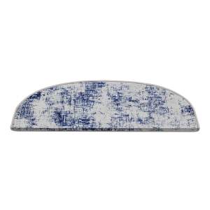 Modré nášlapy na schody v sadě 16 ks 20×65 cm Digital City – Vitaus