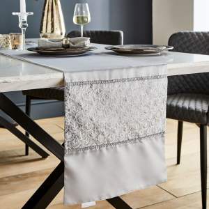 Běhoun na stůl z mikrosaténu 32×220 cm Deco Sequin – Catherine Lansfield