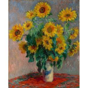 Reprodukce obrazu 40×50 cm Bouquet of Sunflowers – Fedkolor