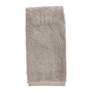 Šedý froté bavlněný ručník 50×100 cm Time – Zone