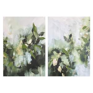 Obrazy s ručně malovanými prvky v sadě 2 ks 50×70 cm Myrtle – Styler