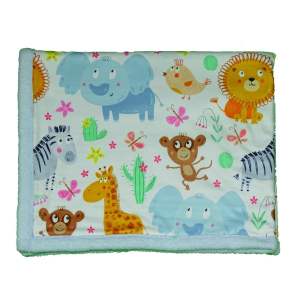 Světle modrá dětská deka 80×100 cm – OYO kids