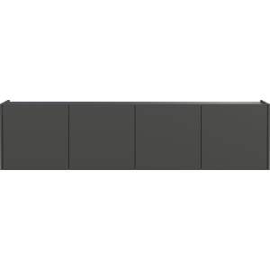 Antracitový TV stolek 183×45 cm Piana – Germania