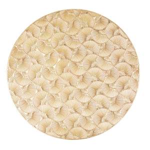 Prostírání ve zlaté barvě Tiseco Home Studio, ⌀ 38 cm
