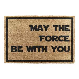 Rohožka z kokosového vlákna 40×60 cm May the Force Be With Your – Artsy Doormats
