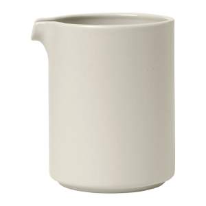 Bílá keramická mléčenka Blomus Pilar, 280 ml