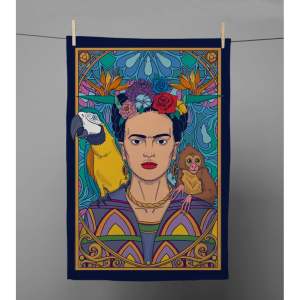Utěrka 43×64 cm Frida ArtDeco – Frida Kahlo