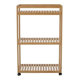 Bambusový pojízdný regál 55×85 cm Aden – Bloomingville