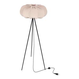 Béžová stojací lampa s textilním stínidlem (výška 147 cm) Cafee – Candellux Lighting