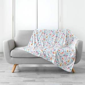 Dětská deka z mikroflanelu 125×150 cm Princesse Licorne – douceur d’intérieur