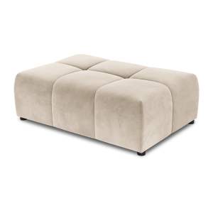 Béžový sametový modul pohovky Rome Velvet – Cosmopolitan Design