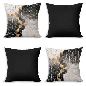 Povlaky na polštáře v sadě 4 ks 43×43 cm Optic – Minimalist Cushion Covers