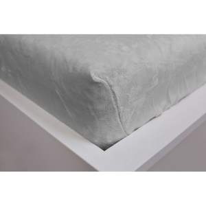 Jerry Fabrics Hřejivé prostěradlo mikroflanel 180×200 cm – Světle šedá