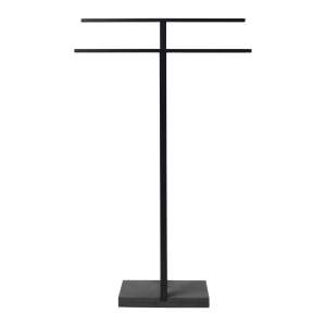 Černý kovový stojan na ručníky Blomus, výška 86 cm