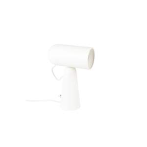 Bílá stolní lampa White Label Vesper