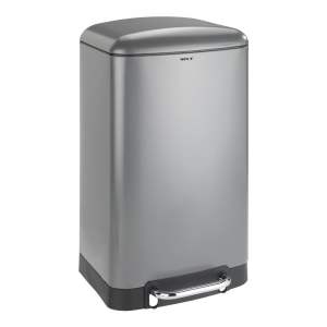 Ocelový pedálový odpadkový koš Wenko, 30 l
