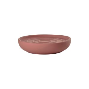 Světle červená porcelánová mýdlenka Nova – Zone