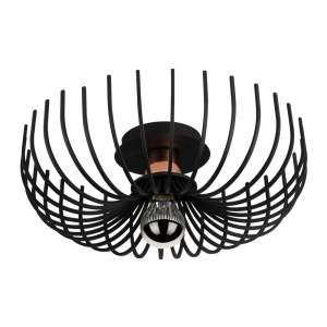 Černé stropní svítidlo Opviq lights Aspendos, ø 36 cm