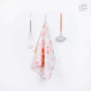 Lněná utěrka 45×65 cm Floral – Linen Tales