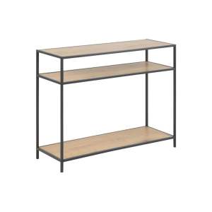 Černý konzolový stolek 100×35 cm Seaford – Actona