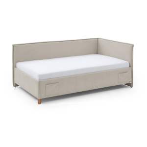 Béžová dětská postel s úložným prostorem 90×200 cm Fun – Meise Möbel