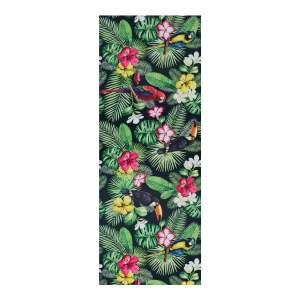 Zelený koberec běhoun 52×200 cm Sprinty Tropical – Universal