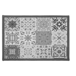 Šedý pratelný koberec 40×60 cm Persane – douceur d’intérieur