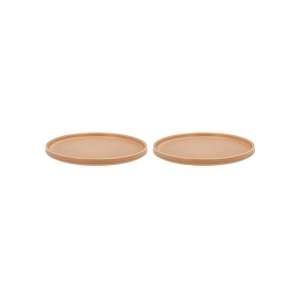 Béžové dezertní porcelánové talíře v sadě 2 ks ø 20.8 cm Fjord – Villa Collection