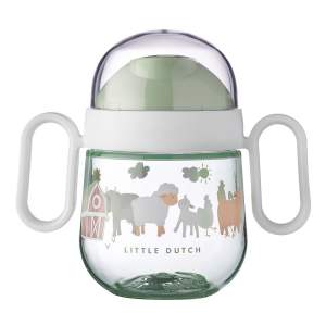 Světle zelený tritanový dětský hrnek 200 ml Little farm – Mepal
