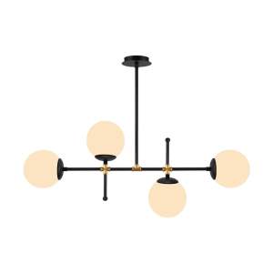 Černé závěsné svítidlo Squid Lighting Kruva, výška 57 cm