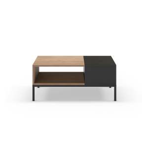 Konferenční stolek v černo-přírodní barvě 56×90 cm Cailin – Marckeric