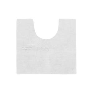 Bílá koupelnová předložka 50×45 cm Riva – Tiseco Home Studio